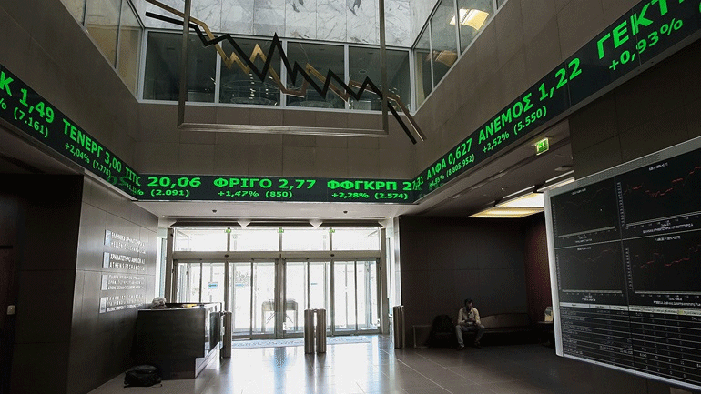 Κέρδη στο Χρηματιστήριο Αθηνών