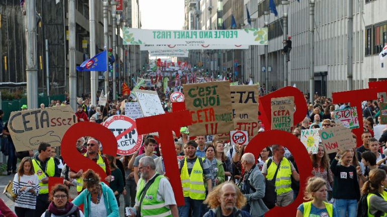 Βέλγιο: Διαδήλωση στις Βρυξέλλες κατά των μέτρων λιτότητας