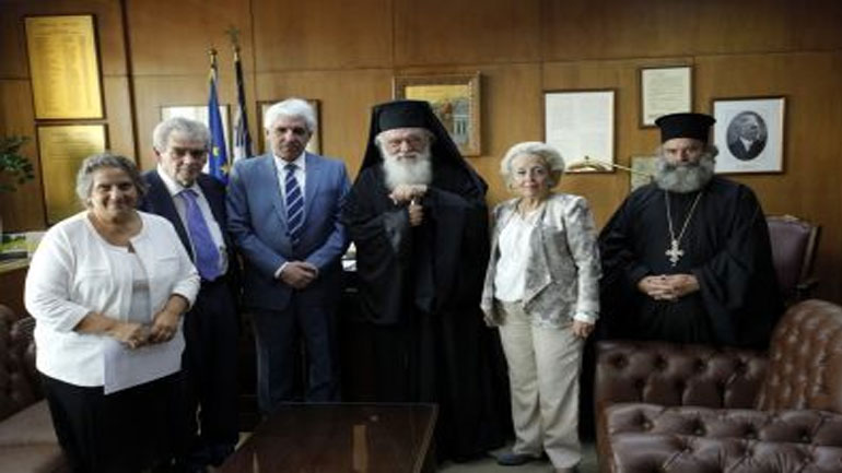 Αγιασμός στον Άρειο Πάγο από τον αρχιεπίσκοπο Ιερώνυμο