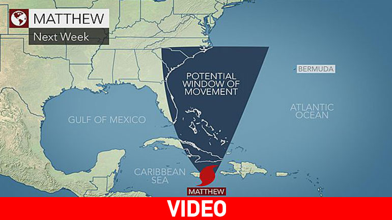 Σε κίνδυνο οι Ανατολικές Ακτές των ΗΠΑ από τον τυφώνα Matthew που φέρνει ξανά στη μνήμη τον όλεθρο του Hazel…