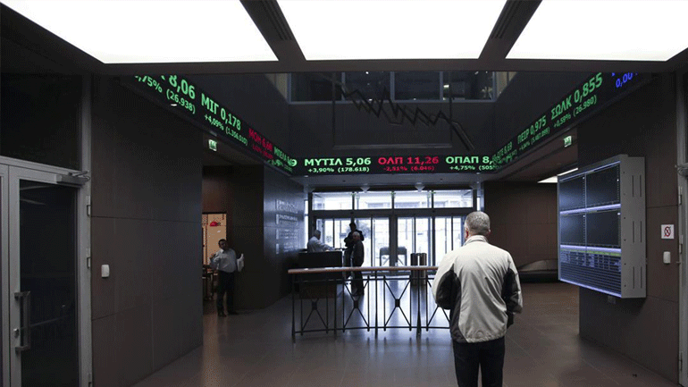 Πτωτικές τάσεις στο Χρηματιστήριο Αθηνών