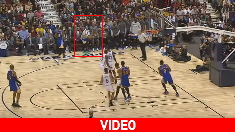 Τρίποντο του Κάρι από τον… πάγκο!