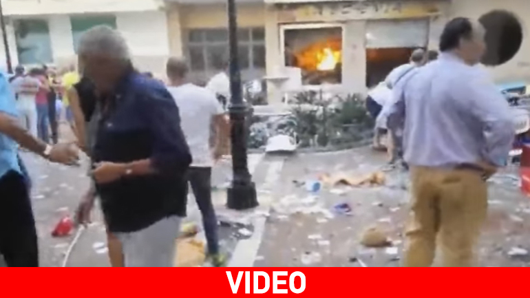 Ισπανία: Εικόνες καταστροφής μετά την έκρηξη φιάλης υγραερίου σε καφετέρια