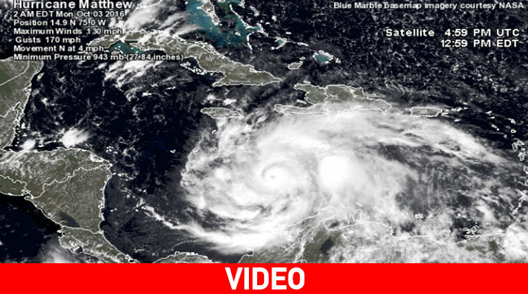 Σε κίνδυνο η Αϊτή, η Τζαμάικα, η Κούβα και οι Μπαχάμες από τον τυφώνα Matthew που φέρνει ξανά στη μνήμη τον όλεθρο του Hazel…