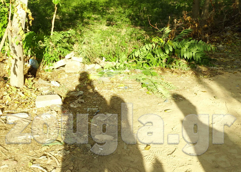 Το σημείο όπου βρέθηκε το πτώμα