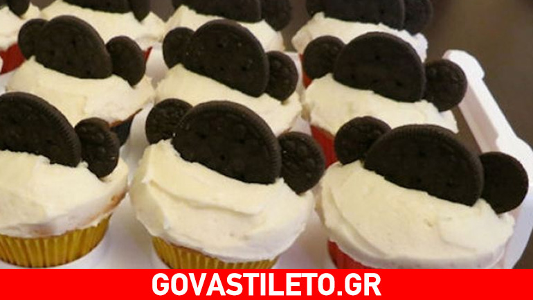 Λαχταριστά cupcakes με τον mickey mouse