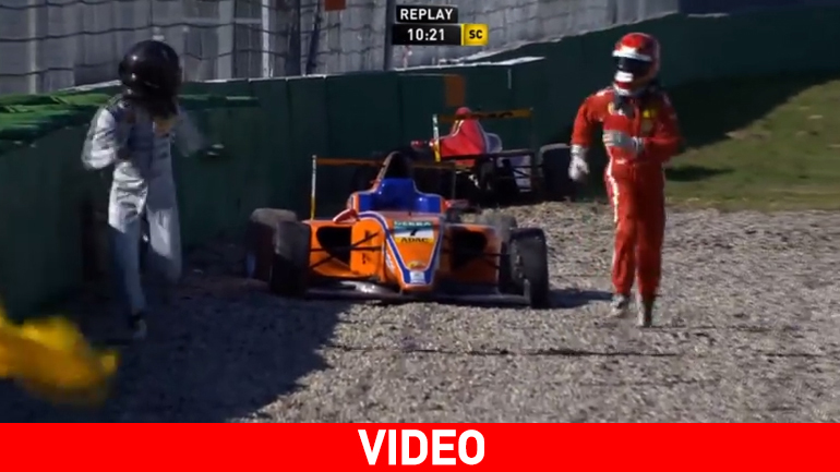 Οδηγός κυνηγάει συναθλητή του!