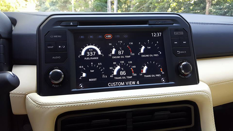 Πληροφορίες για τα πάντα στην κεντρική οθόνη...