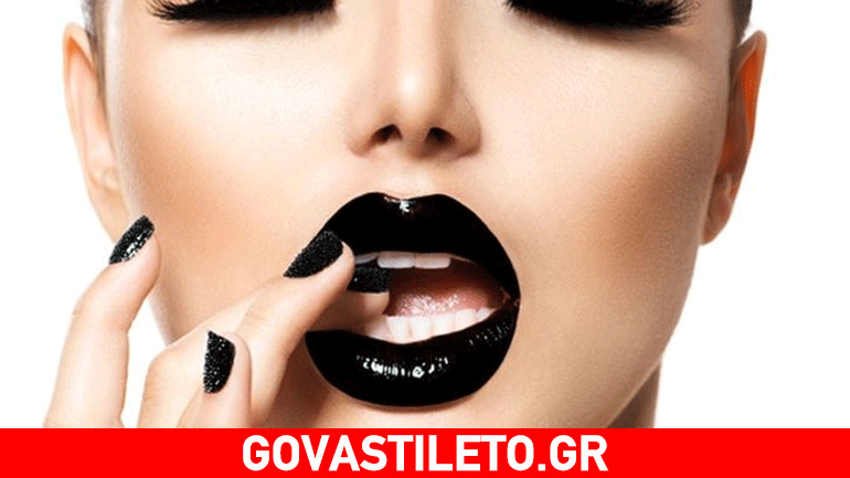 Μαύρο κραγιόν: Είναι το κόκκινο του χειμώνα