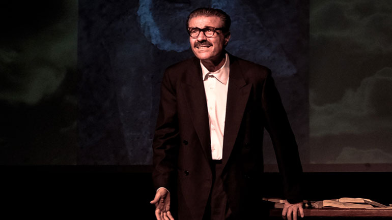 «Αναφορά στον Γκρέκο» του Νίκου Καζαντζάκη  με τον Τάκη Χρυσικάκο στο θέατρο Γκλόρια