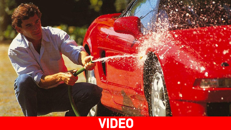 Όταν ο Senna οδηγούσε το Honda NSX