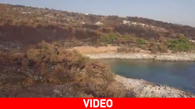 Η Θάσος πριν και μετά την καταστροφική πυρκαγιά