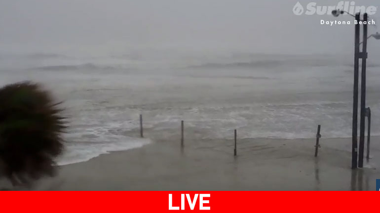 Δείτε ζωντανά: Ο κυκλώνας Μάθιου στις νότιες Πολιτείες των ΗΠΑ