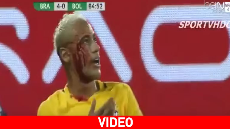 Αμυντικός της Βολιβίας έριξε αγκωνιά στον Νεϊμάρ