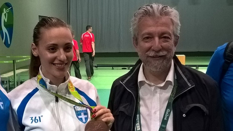 Κοντονής: Εύγε στην χρυσή Άννα και τον προπονητή-πατέρα της