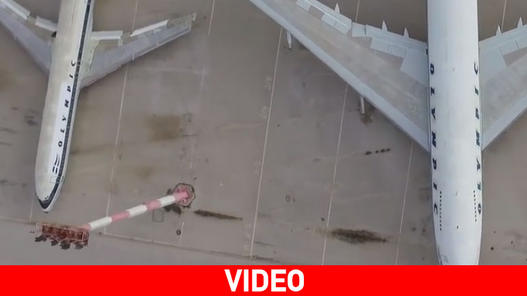 Τα εγκαταλελειμμένα αεροπλάνα της Ολυμπιακής στο Ελληνικό