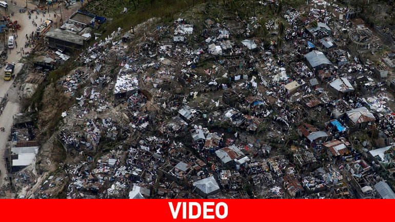 «Βιβλική καταστροφή» άφησε πίσω της η φονική καταιγίδα Matthew στην Αϊτή – 900 νεκροί!