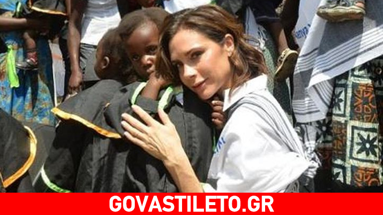 Victoria Beckham: Με τον 17χρονο γιο της σε εκστρατεία κατά του AIDS στην Αφρική