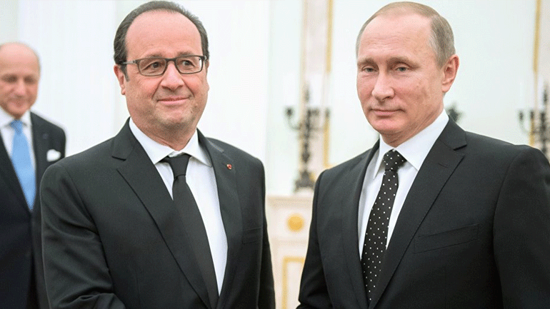 Επιφυλακτικός ο Ολάντ για την επίσκεψη Πούτιν στο Παρίσι