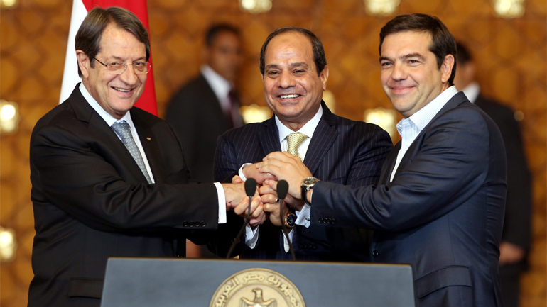 Η Διακήρυξη της τέταρτης Συνόδου Κορυφής Αιγύπτου-Ελλάδας-Κύπρου