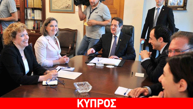 Κύπρος: Συναντήσεις Νούλαντ με Αναστασιάδη και Ακιντζί την Πέμπτη