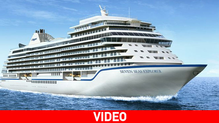 Νεότευκτο κρουαζιερόπλοιο υποδέχθηκαν στελέχη του ΟΛΠ