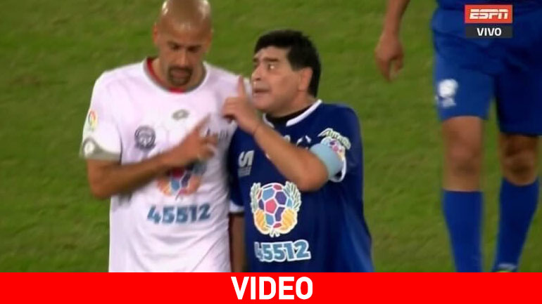 Τσακώθηκαν σε φιλικό για την ειρήνη οι Μαραντόνα και Βερόν