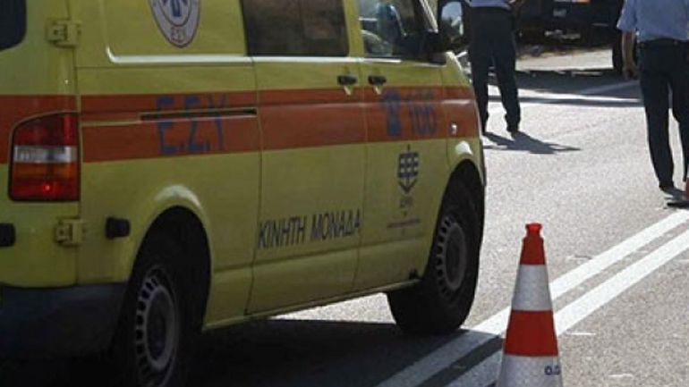 Ηράκλειο: Τροχαίο με ανατροπή αυτοκινήτου στο Κακό Όρος