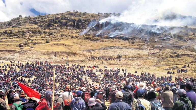 Περού: Ένας νεκρός στη διαδήλωση κατά του ορυχείου χαλκού Λας Μπάμπας