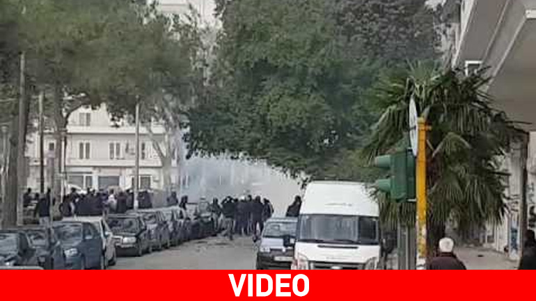 Επεισόδια στη Θεσσαλονίκη μεταξύ οπαδών του ΠΑΟΚ και του Ηρακλή