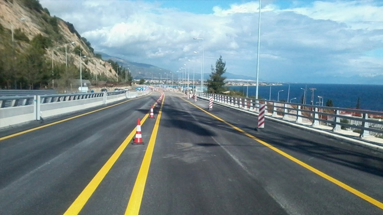 Κυκλοφοριακές ρυθμίσεις από σήμερα στη Ν.Ε.Ο. Αθηνών-Κορίνθου, στην κατεύθυνση προς Πάτρα