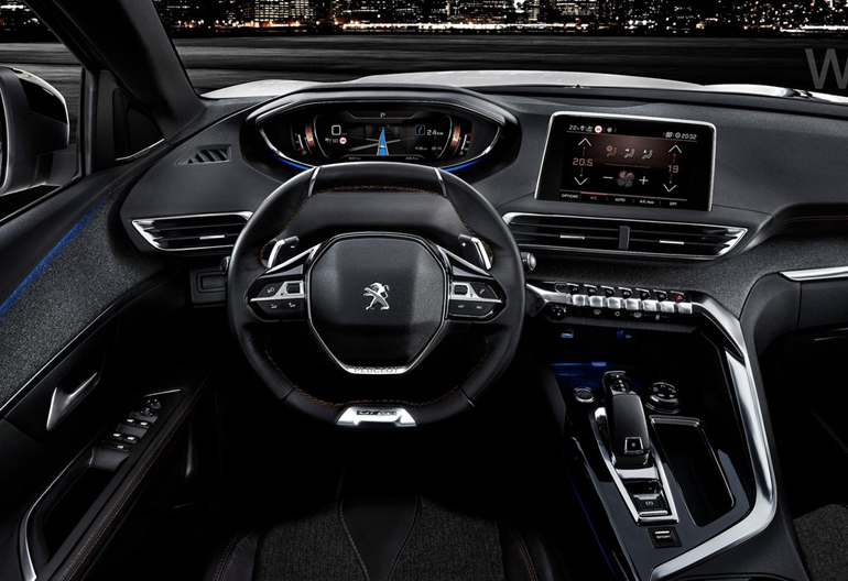 Από το εσωτερικό μπορεί ο καθένας να καταλάβει τι αυτοκίνητο είναι το νέο 3008...