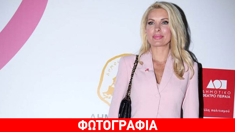 Ελένη Μενεγάκη: Οι λεπτομέρειες του look της στη φωταγώγηση του Δημοτικού Θεάτρου Πειραιά