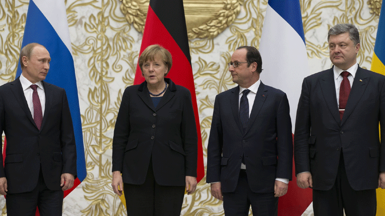 Συνάντηση στο Βερολίνο θα έχουν την Τετάρτη Μέρκελ-Ολάντ-Πούτιν-Ποροσένκο