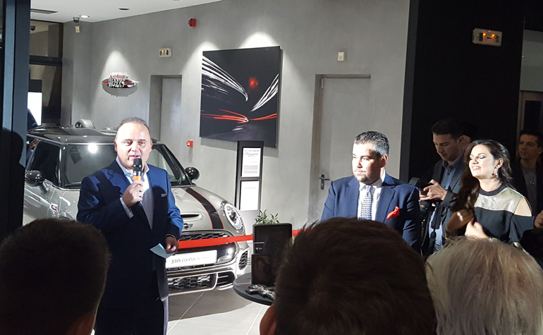 Ο πρόεδρος και διευθύνων σύμβουλος του BMW Group Hellas, Karim Christian Ηaririan μίλησε με τα καλύτερα λόγια για MINI Σπανός