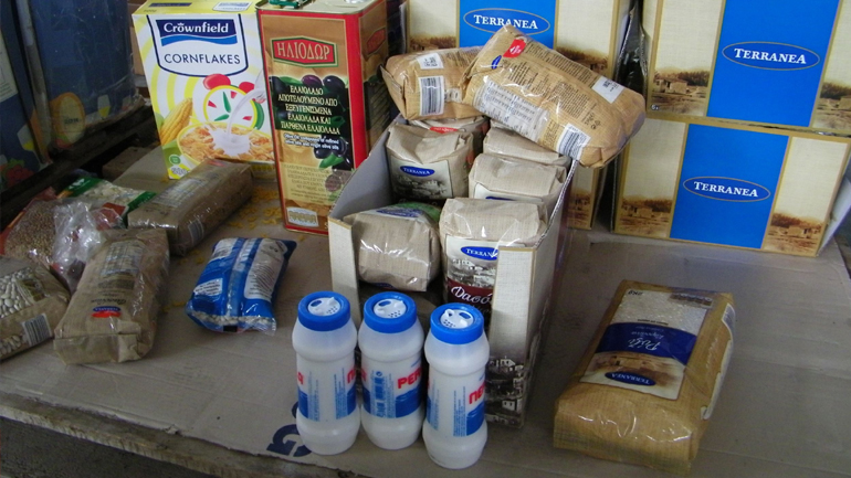 Διανομή ειδών πρώτης ανάγκης στην Πάργα