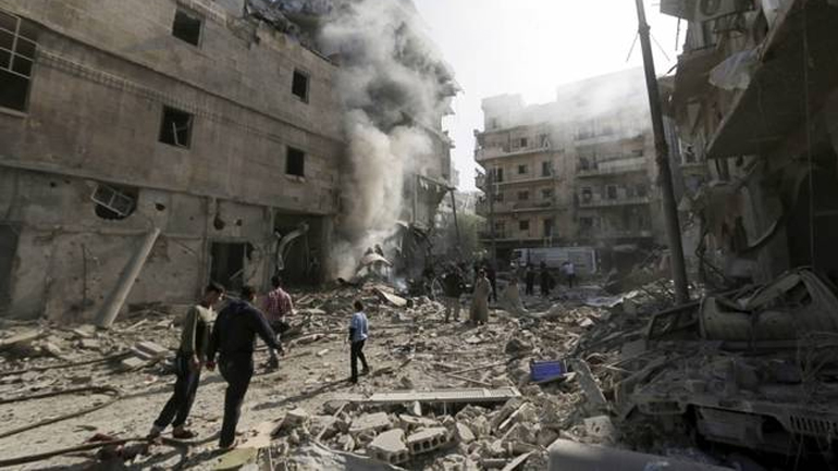 Οι Ευρωπαίοι ηγέτες καταδίκασαν τους ρωσικούς βομβαρδισμούς στο Χαλέπι