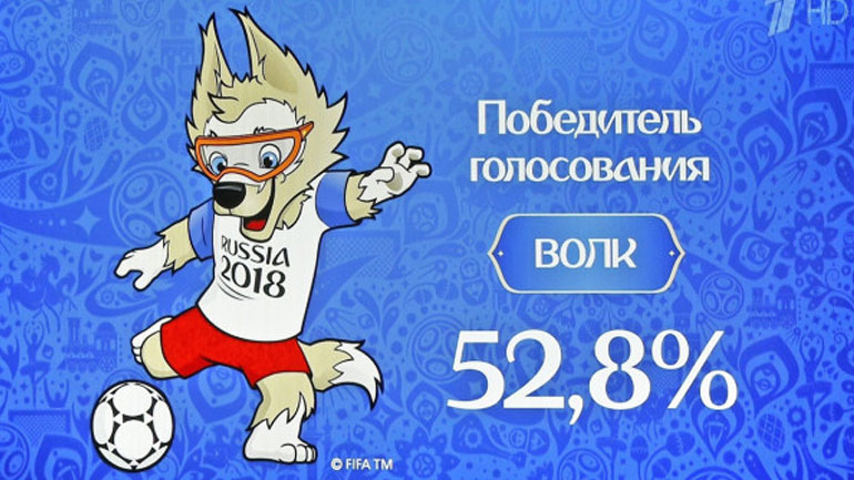 Ο λύκος «Ζαμπιβάκα» η μασκότ του Μουντιάλ 2018