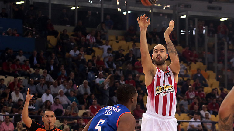 Euroleague: MVP της αγωνιστικής ο Βασίλης Σπανούλης