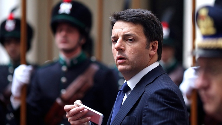 Ρέντσι:  «Μέχρι τώρα η Ιταλία έλεγε πάντα ”ναι” στην Ευρώπη»