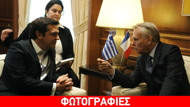 Οικονομία και μεταναστευτικό στη συνάντηση Αλ. Τσίπρα – Ζαν Μαρκ Ερό