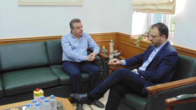 Συνάντηση Περιφερειάρχη Στ. Αρναουτάκη με τον Πρόεδρο της ΔΗΜΑΡ