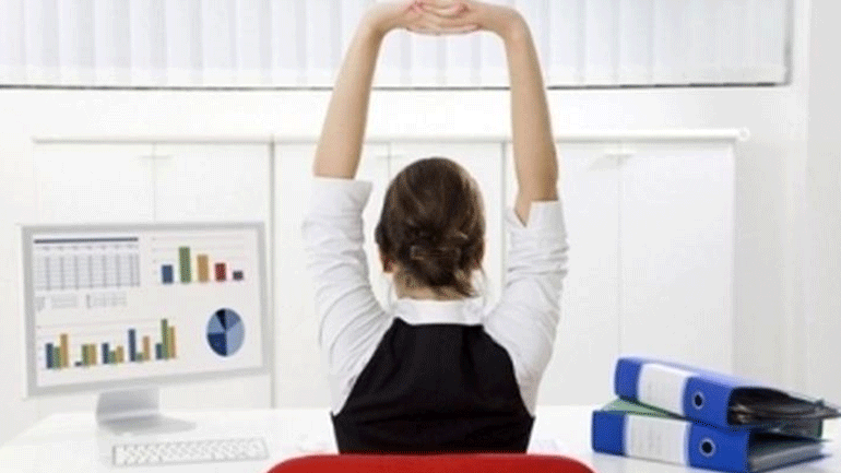 Δεν έχετε χρόνο για γυμναστική; Μπορείτε απλούστατα και στο γραφείο!