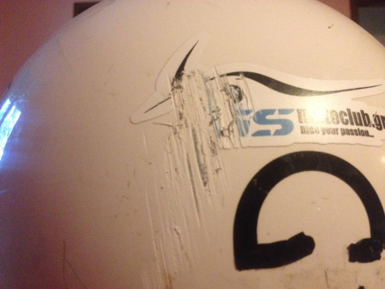 Το κράνος προστατεύει...