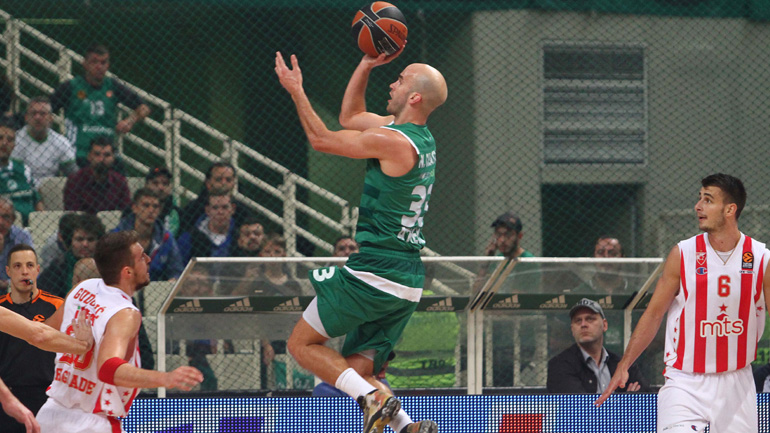 Ανώτερος ο Παναθηναϊκός, 70-59 τον Ερυθρό Αστέρα