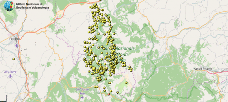 Με κουκίδες οι σεισμικές δονήσεις στην περιοχή
