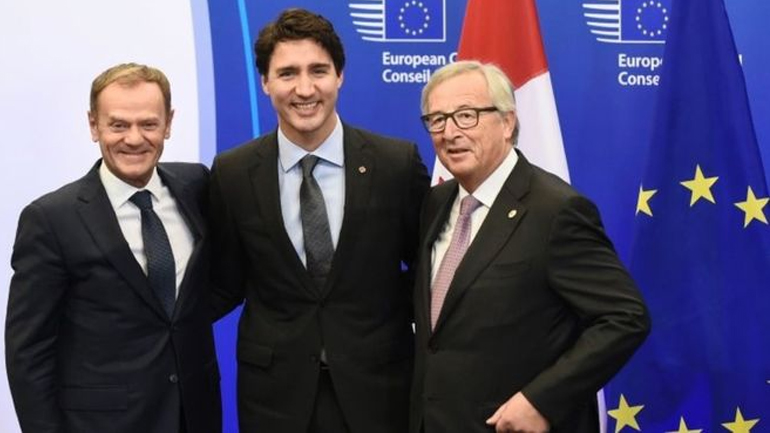 Υπεγράφη η εμπορική συμφωνία Ε.Ε.-Καναδά