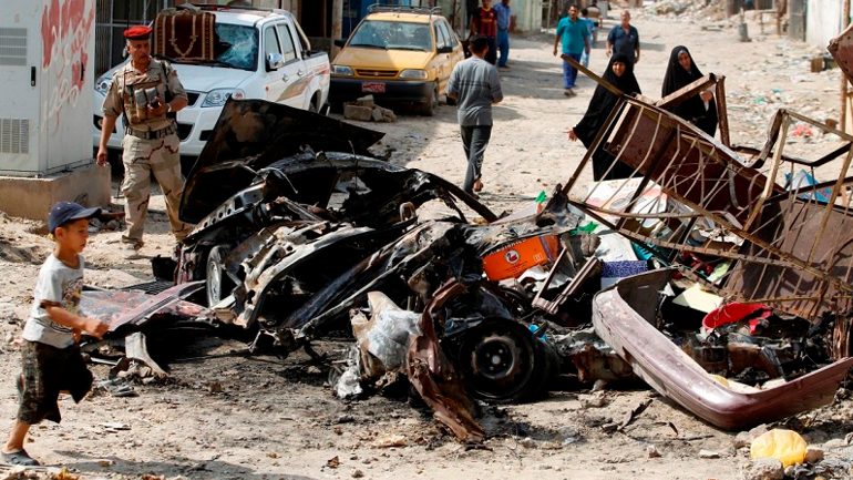 Ιράκ: Τουλάχιστον οκτώ νεκροί από βομβιστική επίθεση σε αγορά της Βαγδάτης