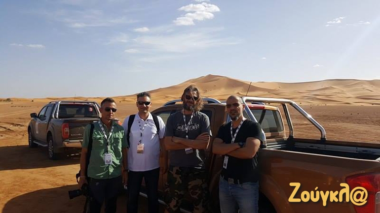 Από αριστερά: Βασίλης Δαραμούσκας (Τροχοί & TIR), Γιάννης Μεθενίτης (Nissan), Νίκος Κουνίτης (4Τροχοί) και Γιώργος Παναγιωτακόπουλος (Auto Τρίτη PRO)