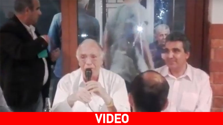 «Μανιφέστο» Λεβέντη από ταβέρνα στη Θεσσαλονίκη